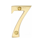 M Marcus Heritage Brass Numeral 7 - Face Fix 51mm 